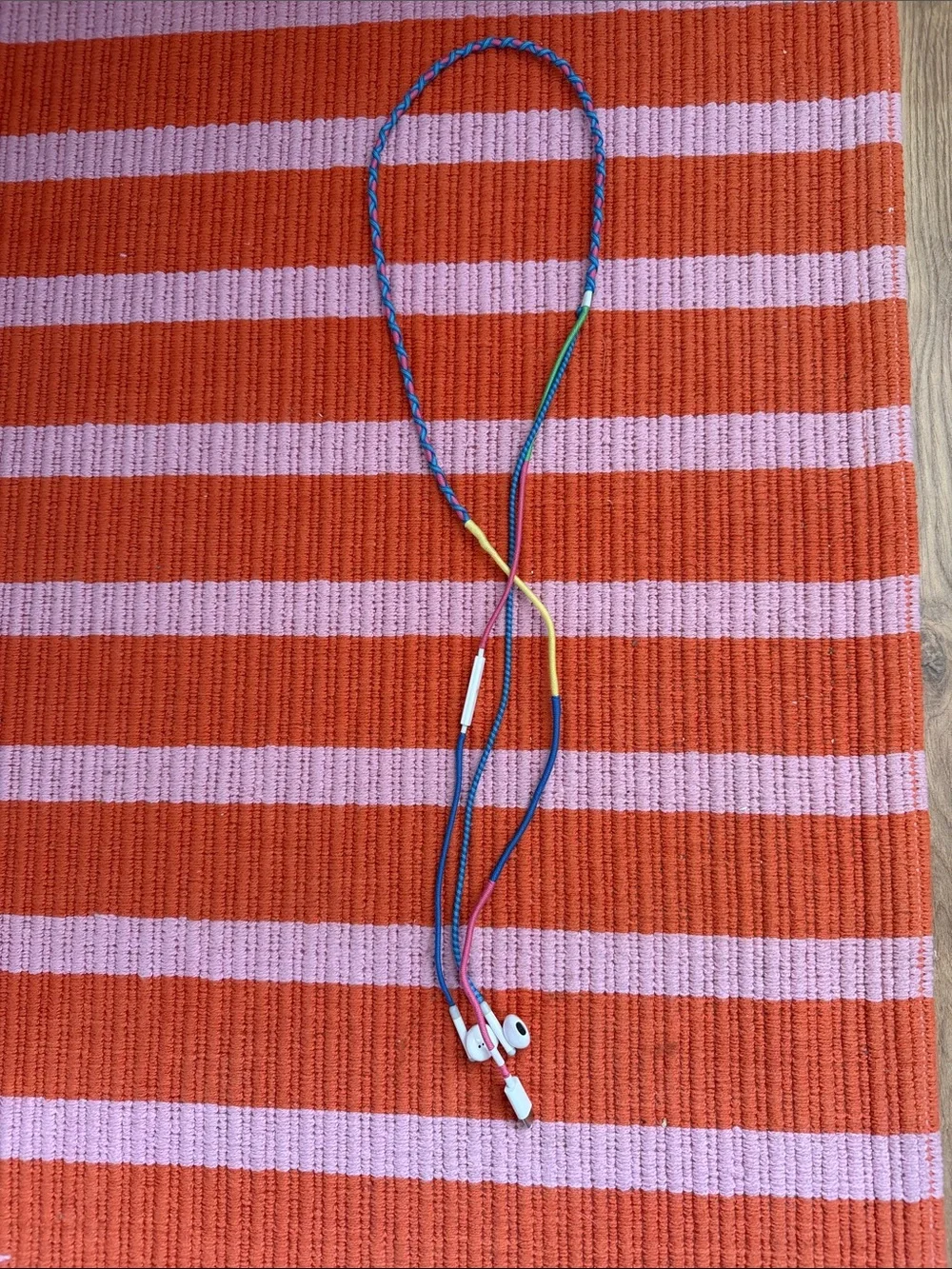 Thread Wrapped Wired In-Ear USB C Headphones